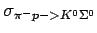 $\displaystyle \sigma_{\pi^{-} p -> K^{0} \Sigma^0}$