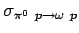 $\displaystyle \sigma_{\pi^0 p \rightarrow \omega p}$